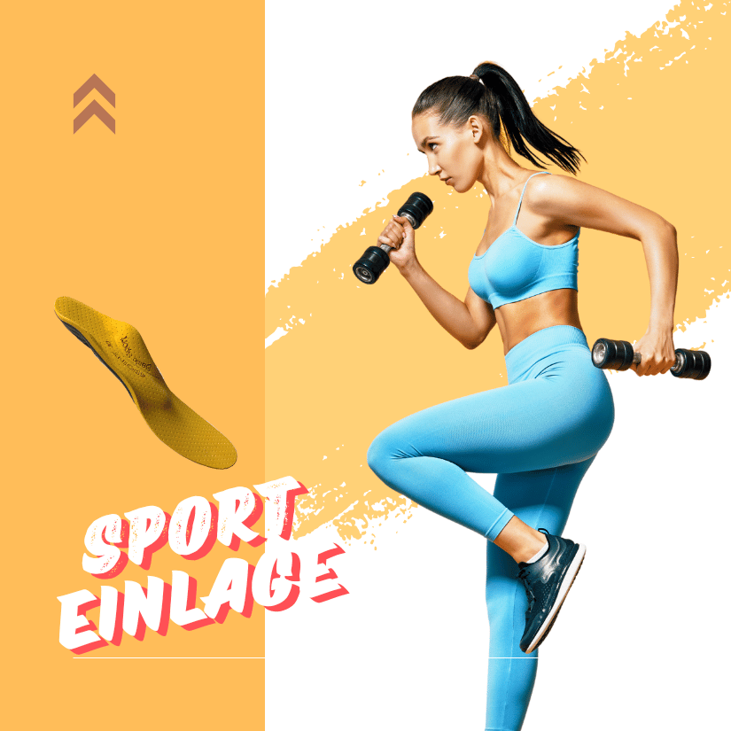 Sport Einlage Sportlerin Hanteln Leggins