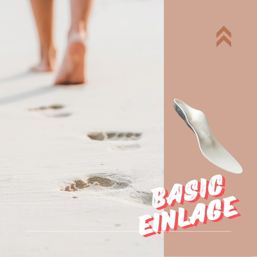 4Point Basic White Einlage Barfuß Strand